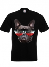 T-Hemd - Bulldogge - Brille - swr T-Hemd - Bulldogge - Brille - swr