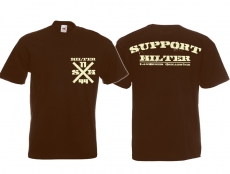 T-Hemd - Support Hilter - braun/beige T-Hemd - Support Hilter - braun/beige