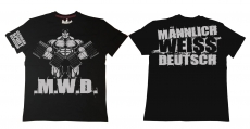Premium Shirt - GSD - männlich/weiss/deutsch - schwarz Premium Shirt - GSD - männlich/weiss/deutsch - schwarz