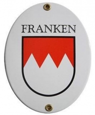 Emailleschild - Franken Emailleschild - Franken