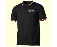 Doberman - Polo-Hemd - schwarz-weiß-rot Doberman - Polo-Hemd - schwarz-weiß-rot