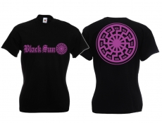 Frauen T-Shirt - Black Sun - schwarz/lila Frauen T-Shirt - Black Sun - schwarz/lila