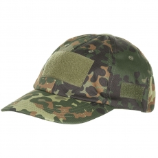 Cap - Einsatz-Cap - mit Klett - flecktarn Cap - Einsatz-Cap - mit Klett - flecktarn