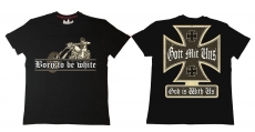 Premium Shirt - Born to be white - Biker - schwarz Premium Shirt - Born to be white - Biker - schwarz