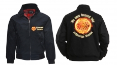 Harrington Jacke - bedruckt - schwarz - Sonnenbraun Harrington Jacke - bedruckt - schwarz - Sonnenbraun