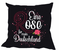 Kissen - Eine Rose für mein Deutschland Kissen - Eine Rose für mein Deutschland
