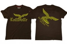 Premium Shirt - Alles Gute kommt von Oben - braun/gold Premium Shirt - Alles Gute kommt von Oben - braun/gold