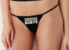 String Tanga - Produce white Babys - schwarz String Tanga - Produce white Babys - schwarz