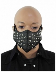 Biker Maske - mit Spitzen, Ösen & Nieten Biker Maske - mit Spitzen, Ösen & Nieten