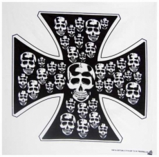 Bandana - Eisernes Kreuz - weiß Bandana - Eisernes Kreuz - weiß