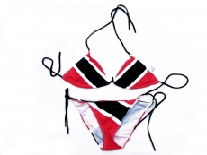 Bikini Set - schwarz-weiß-rot Bikini Set - schwarz-weiß-rot