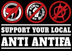 Support Anti-Antifa - Aufkleber Paket 100 Stück Support Anti-Antifa - Aufkleber Paket 100 Stück