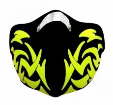 Biker Maske - Tribal - gelb Biker Maske - Tribal - gelb