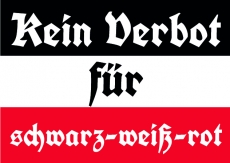 Kein Verbot für S-W-R - Aufkleber Paket 50 Stück Kein Verbot für S-W-R - Aufkleber Paket 50 Stück