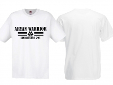 Frauen T-Shirt - Aryan Warrior - Lindisfarne 793 - Motiv 1 - Weiß Frauen T-Shirt - Aryan Warrior - Lindisfarne 793 - Motiv 1 - Weiß