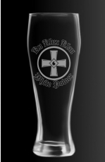Weizen-Bierglas - KKK - White Power