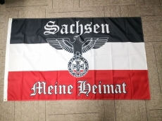 Fahne - Sachsen meine Heimat Fahne - Sachsen meine Heimat