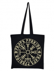 Stoffbeutel - Aryan Warrior - Vegvisir - schwarz/beige Stoffbeutel - Aryan Warrior - Vegvisir - schwarz/beige