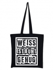 Stoffbeutel - Weiss ist bunt genug Stoffbeutel - Weiss ist bunt genug