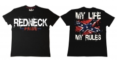 Premium Shirt - Redneck - My Life my Rules - schwarz Premium Shirt - Redneck - My Life my Rules - schwarz