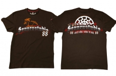 Premium Shirt - Sonnenstudio 88 - Neue Generation - braun Premium Shirt - Sonnenstudio 88 - Neue Generation - braun