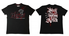 Premium Shirt - Ungeimpft - Steckt euch eure Impfung in den Arsch - schwarz Premium Shirt - Ungeimpft - Steckt euch eure Impfung in den Arsch - schwarz