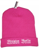 Mütze - Division Berlin - pink +++EINZELSTÜCK+++ Mütze - Division Berlin - pink +++EINZELSTÜCK+++
