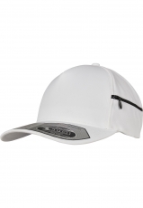 Cap - Snapback - Flexfit 110 Pocket - mit Tasche - weiß Cap - Snapback - Flexfit 110 Pocket - mit Tasche - weiß