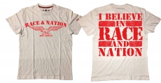 Premium Shirt - Race & Nation - weiß/rot Premium Shirt - Race & Nation - weiß/rot