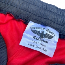 +++ANGEBOT+++Mesh Short - schwarz-weiß-rot + GRATIS Flip Flops Sonnenbraun (Wert 19,90€)