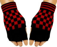 Handschuhe - Red Chess Pattern Handschuhe - Red Chess Pattern