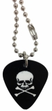 Halskette - Gitarren Pick - Totenkopf Halskette - Gitarren Pick - Totenkopf