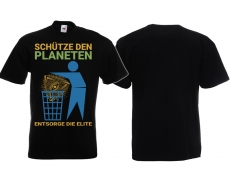 Frauen T-Shirt - Schütze den Planeten - schwarz Frauen T-Shirt - Schütze den Planeten - schwarz