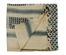 Halstuch - Shemagh - Tuch - schwarz/beige Halstuch - Shemagh - Tuch - schwarz/beige