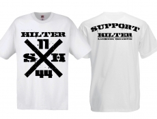 T-Hemd - Support Hilter - großer Druck - weiß/schwarz T-Hemd - Support Hilter - großer Druck - weiß/schwarz