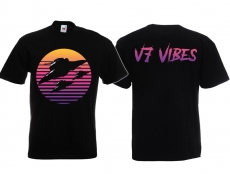 Frauen T-Shirt - Retro - V7 Vibes Frauen T-Shirt - Retro - V7 Vibes