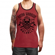 Muskelshirt/Tank Top - Used Look - Aryan Warrior - heather rot +++RAUSVERKAUF+++ Muskelshirt/Tank Top - Used Look - Aryan Warrior - heather rot +++RAUSVERKAUF+++