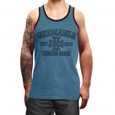 Muskelshirt/Tank Top - Used Look - Germania 2033 - heather blau +++RAUSVERKAUF+++ Muskelshirt/Tank Top - Used Look - Germania 2033 - heather blau +++RAUSVERKAUF+++