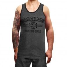Muskelshirt/Tank Top - Used Look - Germania 2033 - heather charcoal +++RAUSVERKAUF+++ Muskelshirt/Tank Top - Used Look - Germania 2033 - heather charcoal +++RAUSVERKAUF+++