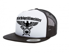 Cap Reichsgrillmeister - 3-Tone - schwarz - Trucker Cap Cap Reichsgrillmeister - 3-Tone - schwarz - Trucker Cap
