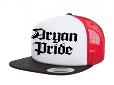 Cap Aryan Pride - 3-Tone - schwarz/weiß/rot - Trucker Cap Cap Aryan Pride - 3-Tone - schwarz/weiß/rot - Trucker Cap