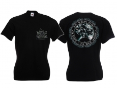 Frauen T-Shirt - Wölfe Odins - Ein Rudel - schwarz
