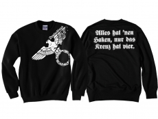 Pullover - Alles hat nen Haken, nur das Kreuz hat vier Pullover - Alles hat nen Haken, nur das Kreuz hat vier