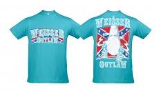 T-Hemd - Weisser Outlaw - atoll blau T-Hemd - Weisser Outlaw - atoll blau