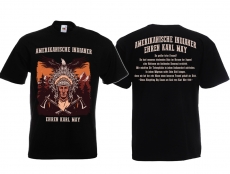 T-Hemd - Indianer - Amerikanische Indianer ehren Karl May - schwarz T-Hemd - Indianer - Amerikanische Indianer ehren Karl May - schwarz