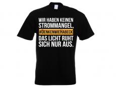 T-Hemd - #DenkenWieHabeck - Strommangel T-Hemd - #DenkenWieHabeck - Strommangel
