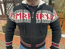 Runenstrickjacke Winter - Germania - schwarz-weiß-rot+++NUR WENIGE DA+++ Runenstrickjacke Winter - Germania - schwarz-weiß-rot+++NUR WENIGE DA+++