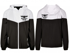 Windbreaker - schwarz/weiß - Deutsches Herz Windbreaker - schwarz/weiß - Deutsches Herz