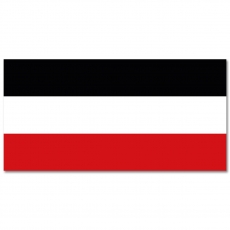 Strand-Handtuch - Deutsches Reich - schwarz-weiß-rot