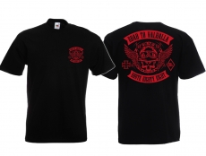 T-Hemd - Biker - Road to Valhalla - Route 88 - Motiv 2 - schwarz/rot T-Hemd - Biker - Road to Valhalla - Route 88 - Motiv 2 - schwarz/rot
